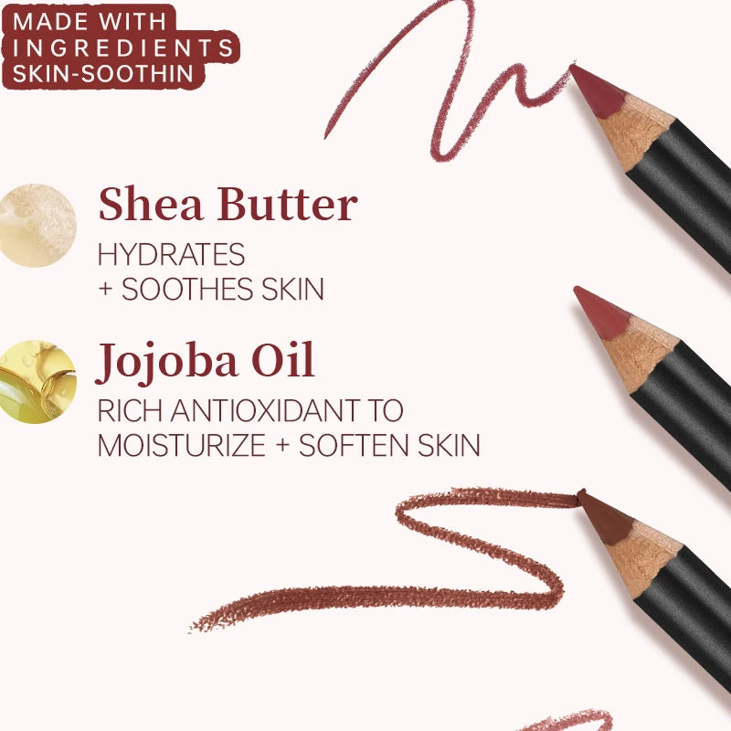 Matte Lip Liner Pencil – Smooth, Precise Definition