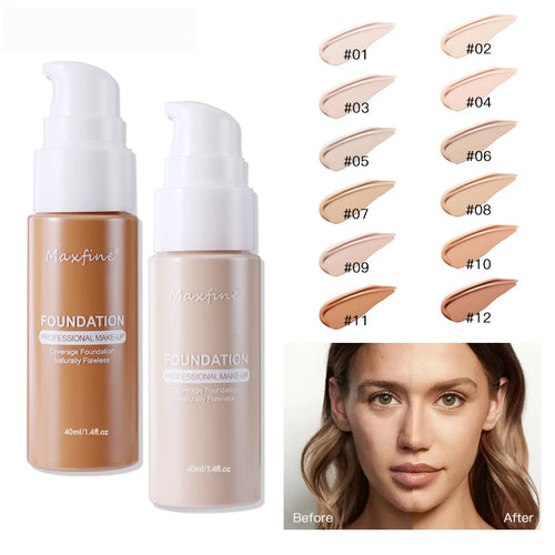 Liquid Foundation Concealer – Long-Wear, Sweat-Resistant