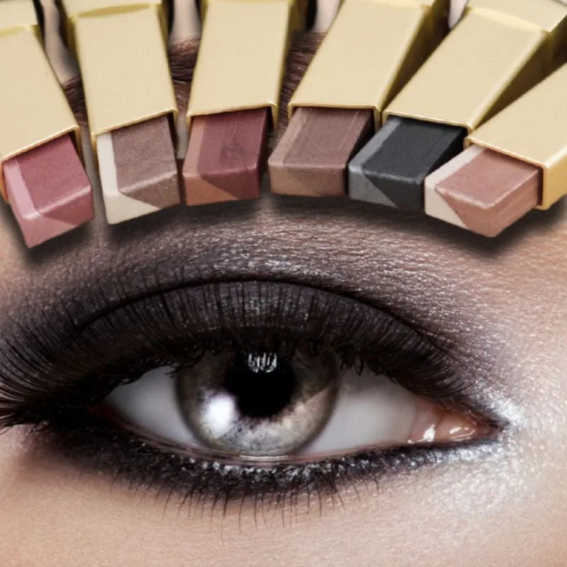 Shimmer Eyeshadow Stick Duo – Long-Lasting Waterproof