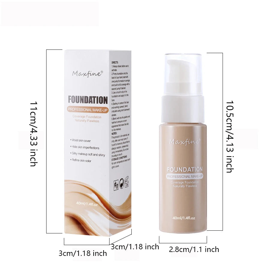 Liquid Foundation Concealer – Long-Wear, Sweat-Resistant